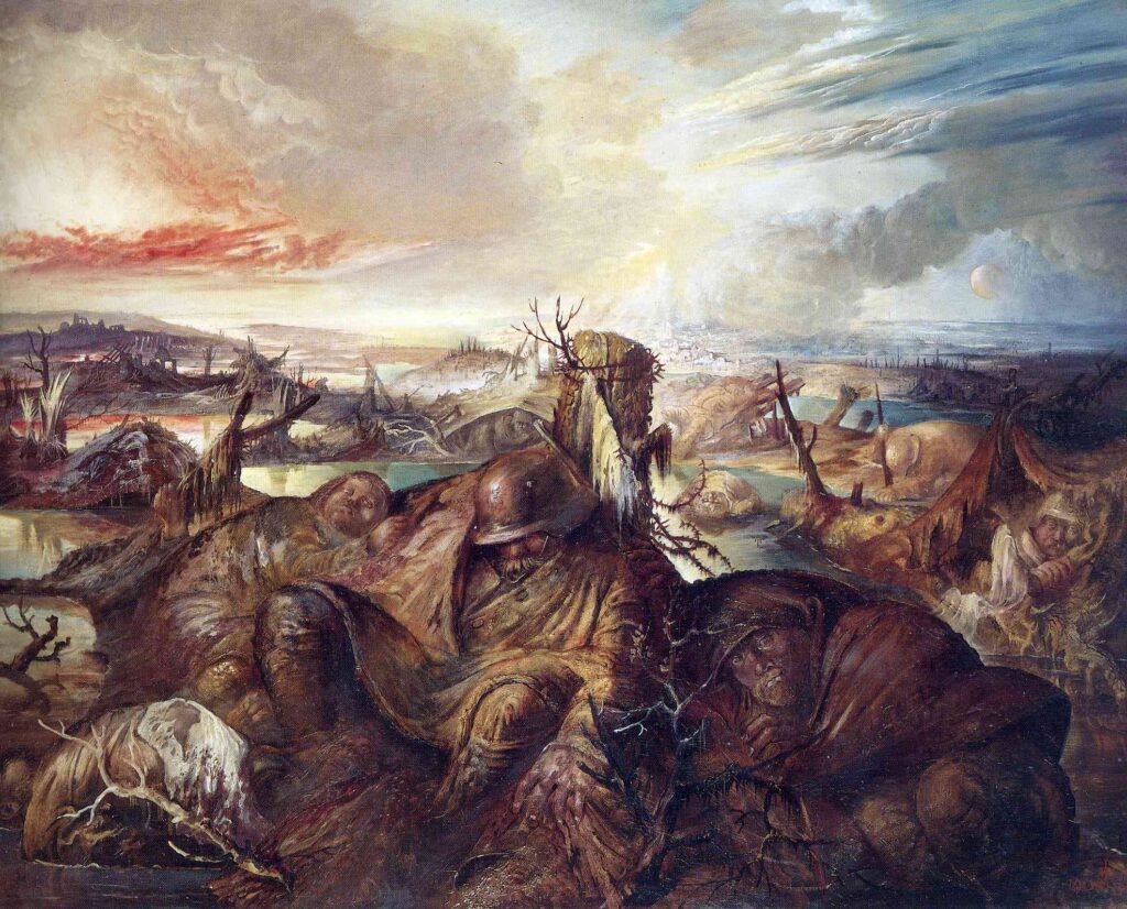 Flanders (1934) - Otto Dix Tablo