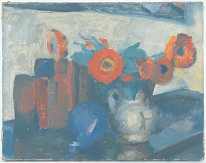 Fleurs et livres (1917) - Le Corbusier Tablo