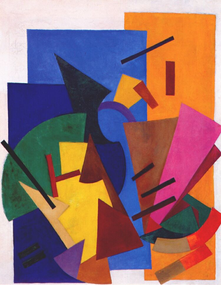 Flight of an Aeroplane (1916) - Olga Rozanova Tablo