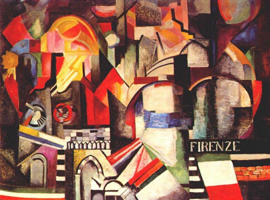 Florence (1914) - Aleksandra Ekster Tablo