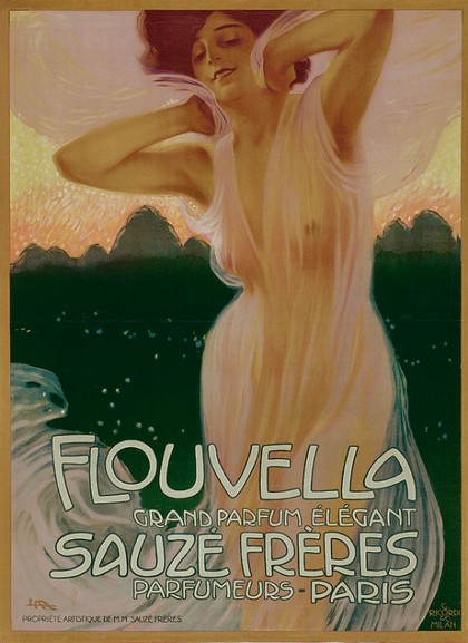 Flouvella de Sauzé Frères Perfumers Paris (1906) – Leopoldo Metlicovitz Tablo