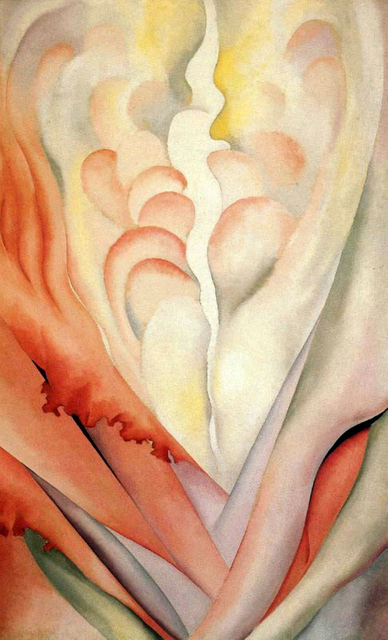 Flower Abstraction - Georgia O'Keeffe Tablo