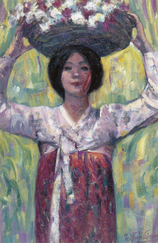 Flower Basket - Fujishima Takeji Tablo