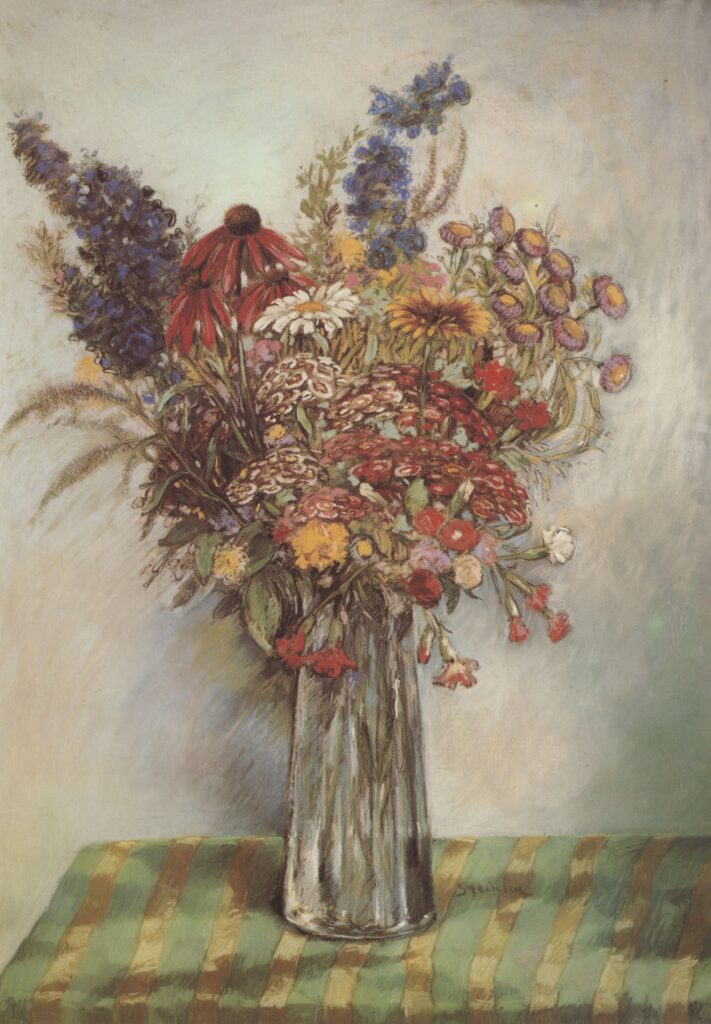 Flowers (1908) – Théophile Steinlen Tablo