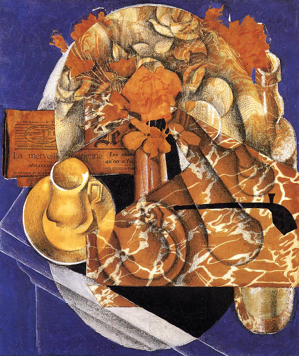 Flowers (1914) - Juan Gris Tablo