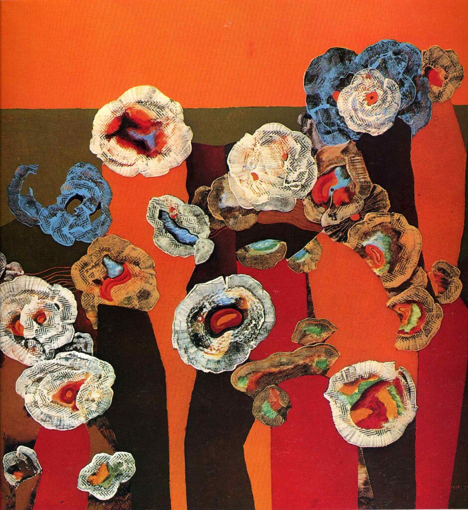 Flowers of seashells (1929) - Max Ernst Tablo