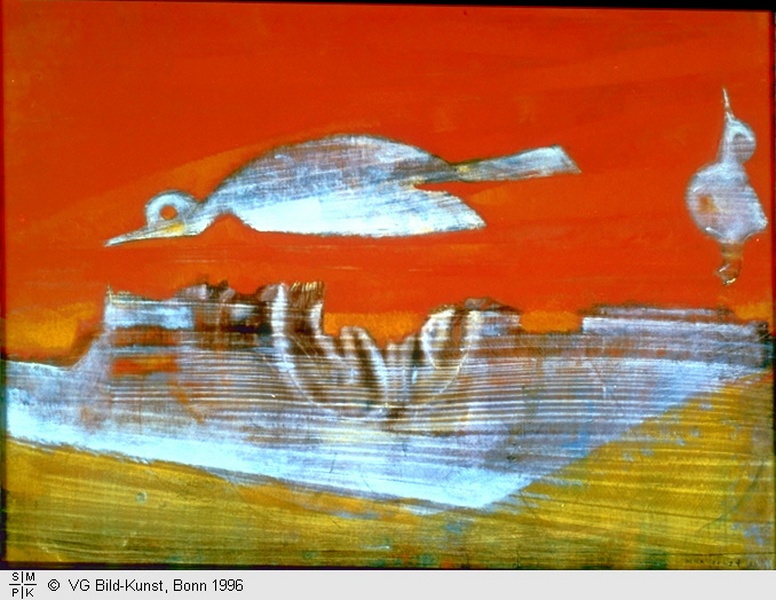 Flying geese – Max Ernst Tablo
