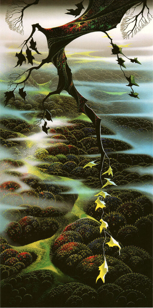 Fog Laced Hills - Eyvind Earle Tablo
