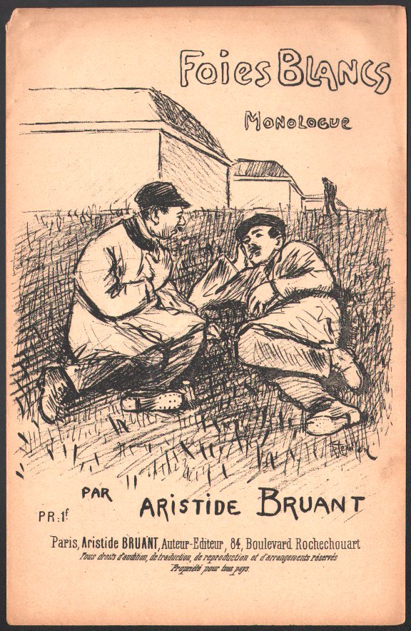 Foies Blancs (1889) – Théophile Steinlen Tablo