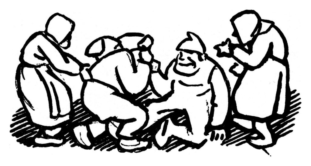 Folk - Theodor Severin Kittelsen Tablo