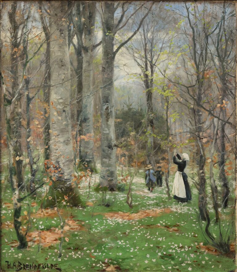 Forårsbøgeskov (1900) – Hans Andersen Brendekilde Tablo