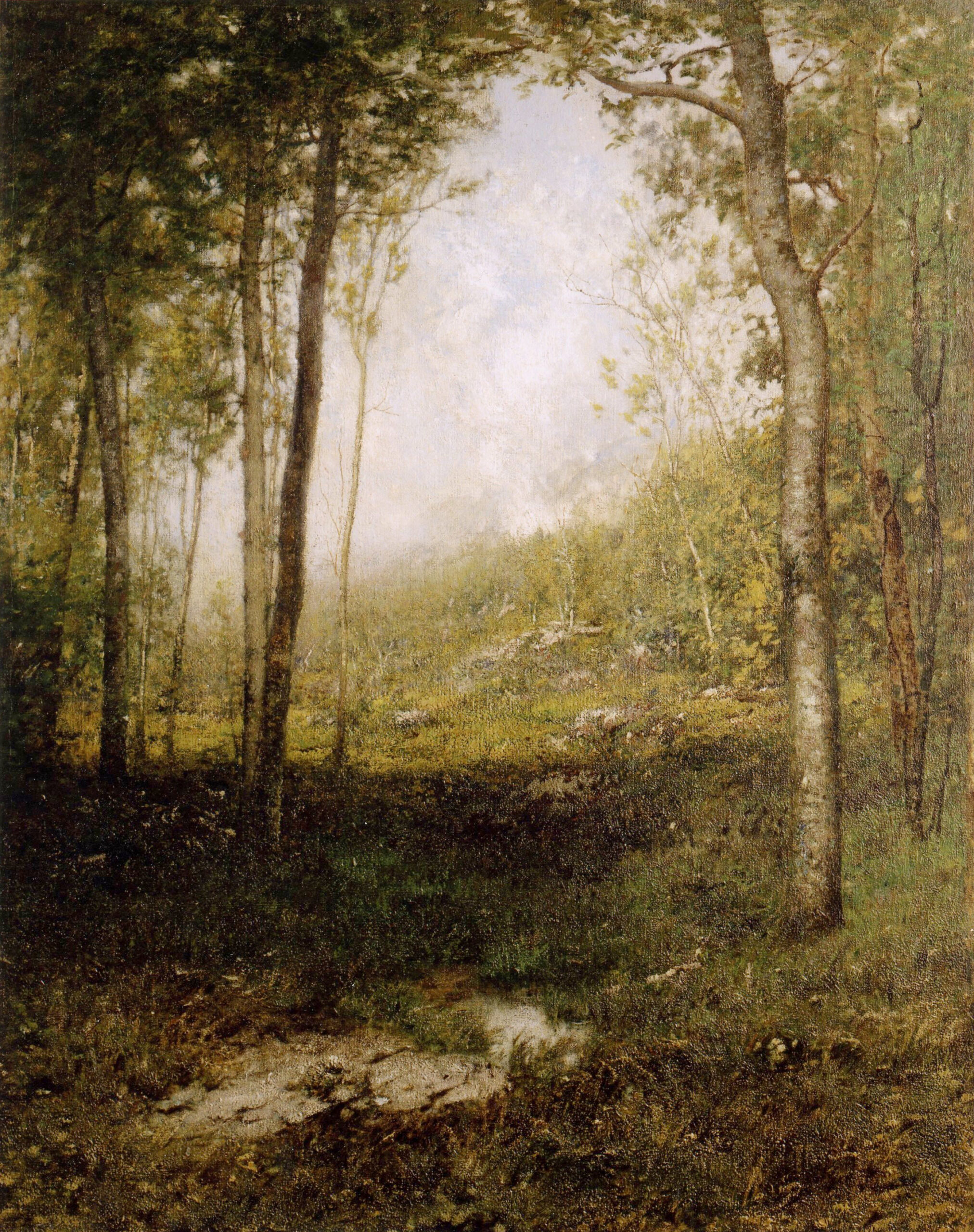 Forenoon In the Adirondacks (1885) - Alexander Helwig Wyant Tablo