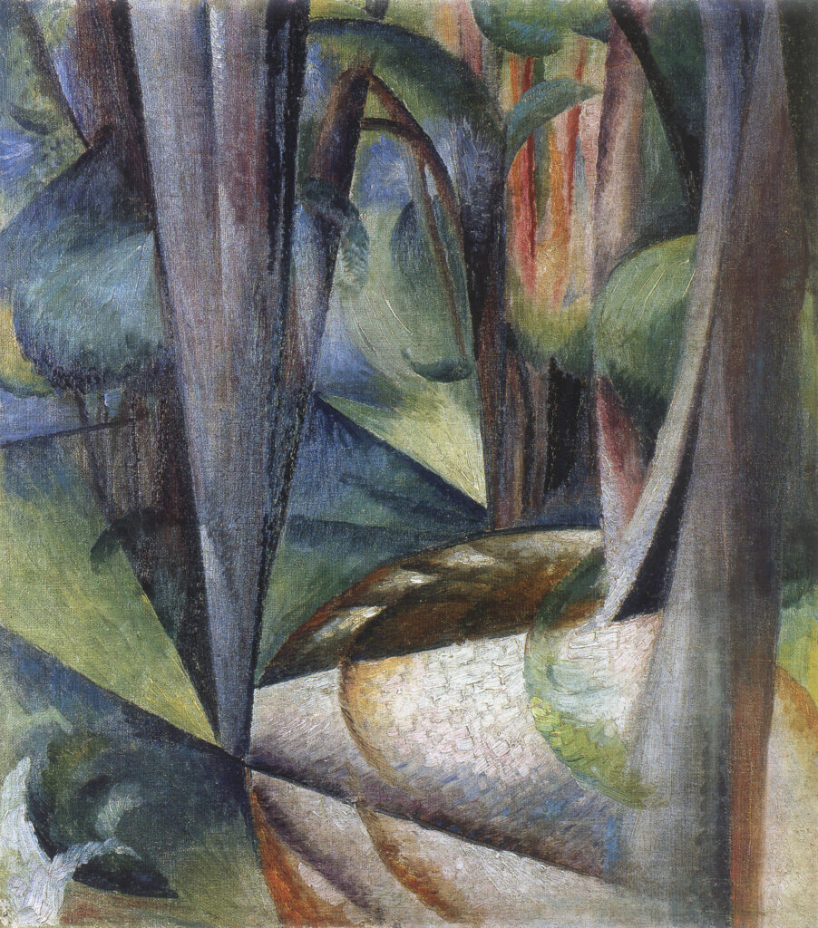 Forest. Boyarka. (1915) - Oleksandr Bogomazov Tablo