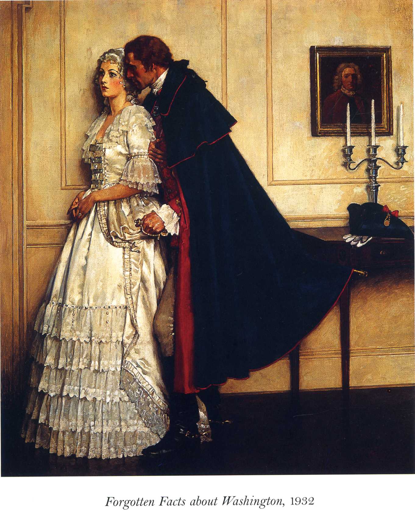 Forgotten facts about Washington (1932) - Norman Rockwell Tablo