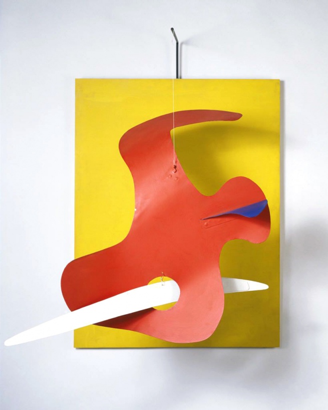 Form against Yellow (Yellow Panel) (1936) – Alexander Calder Tablo