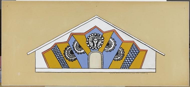 Fourth state, church of Assy (1947) - Fernand Léger Tablo