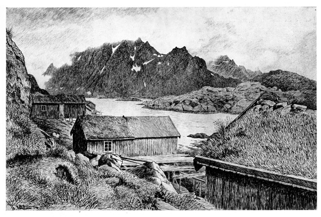 Fra Lofoten - Theodor Severin Kittelsen Tablo