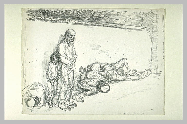 Francs tireurs study 3288 – Théophile Steinlen Tablo