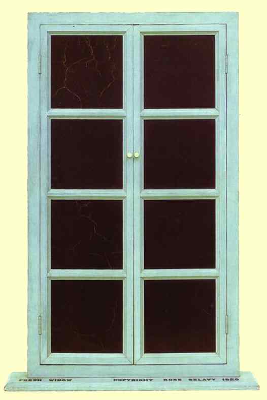 Fresh Widow (1920) – Marcel Duchamp Tablo