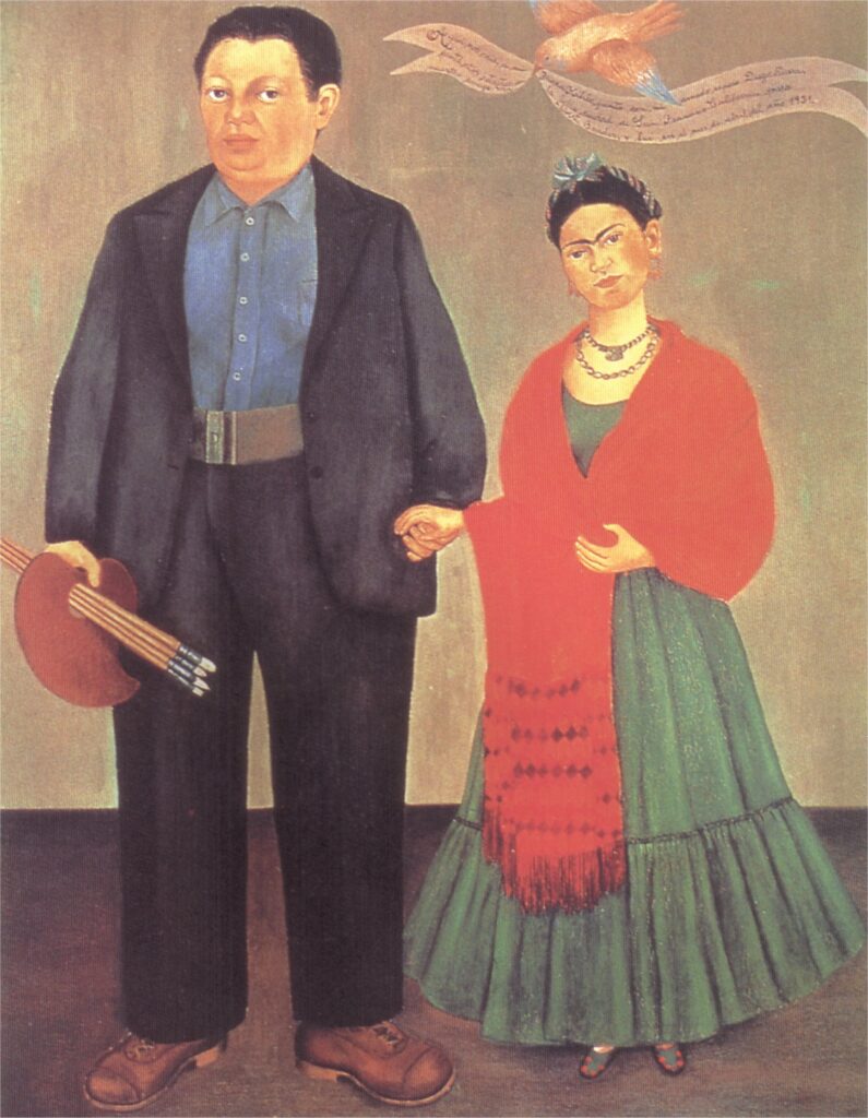 Frieda and Diego Rivera (1931) - Frida Kahlo Tablo