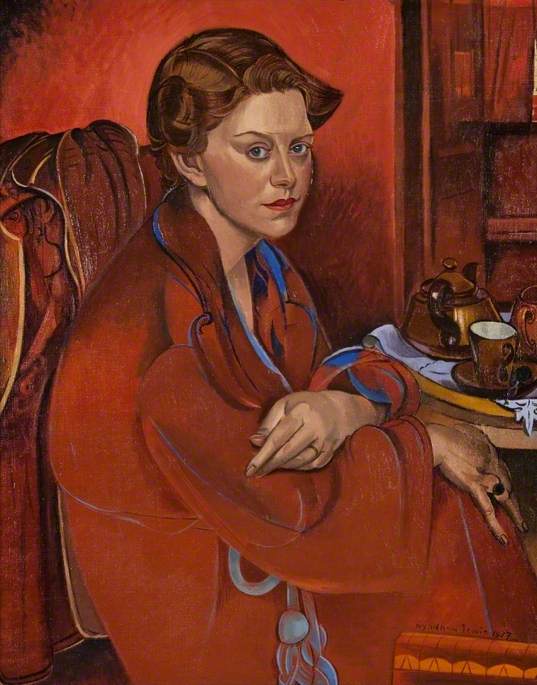 Froanna, the Artist's Wife (1937) - Wyndham Lewis Tablo