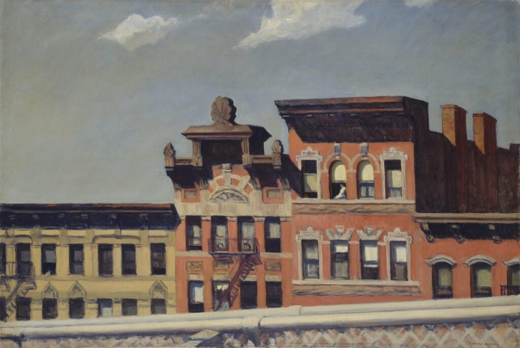 From Williamsburg Bridge (1928) - Edward Hopper Tablo