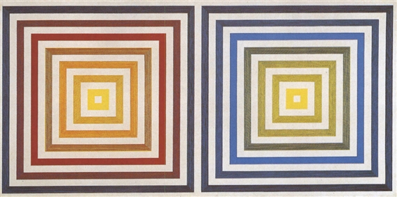 From Yellow to Violet (1956) – François Morellet Tablo