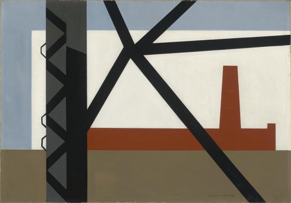 From the Bridge (1942) - Ralston Crawford Tablo