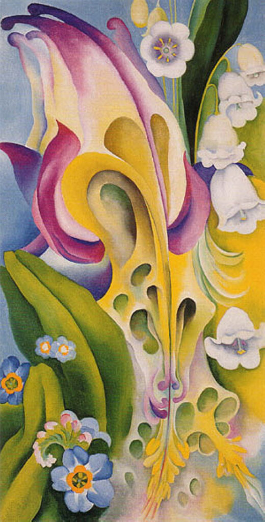 From the Old Garden No 2 (1924) - Georgia O'Keeffe Tablo