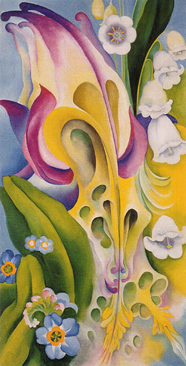 From the Old Garden No 2 (1924) - Georgia O'Keeffe Tablo