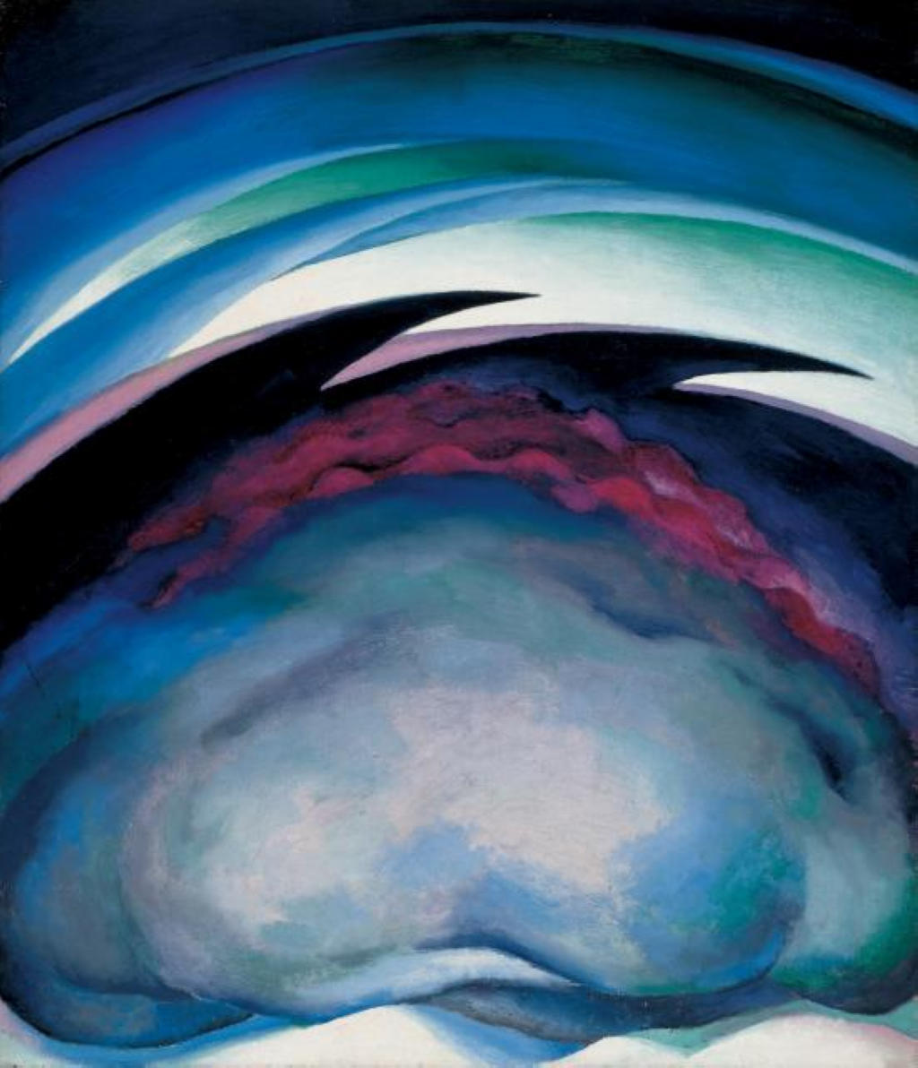 From the Plains I (1919) - Georgia O'Keeffe Tablo