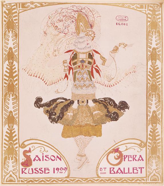 Front cover of Comoedia (1909) – Léon Bakst Tablo