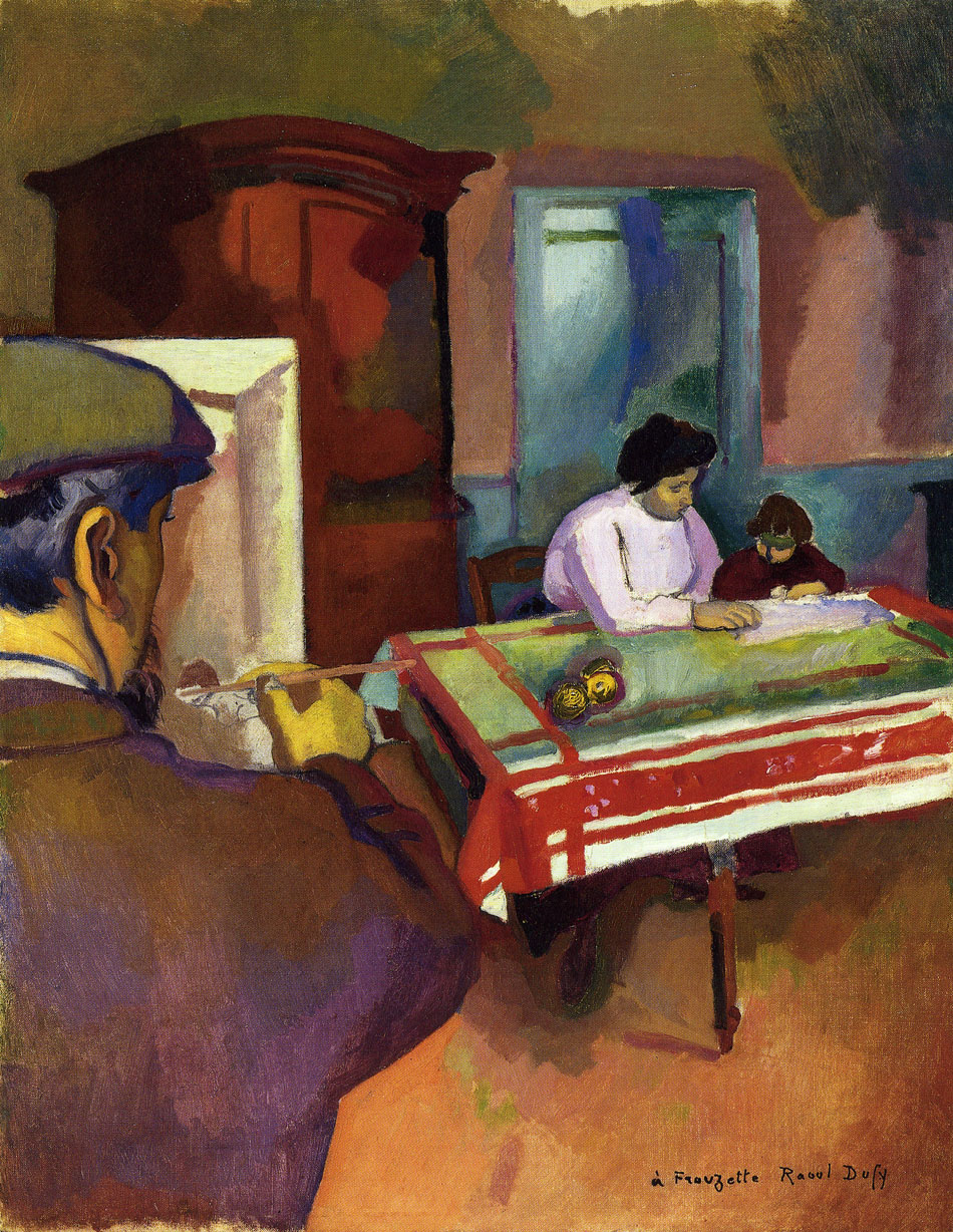 Frouzette And Her Father (1906) - Raoul Dufy Tablo