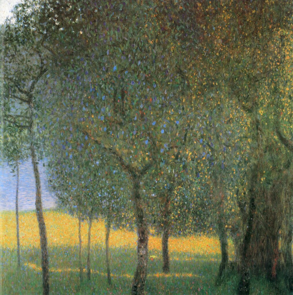 Fruit Trees (1901) - Gustav Klimt Tablo