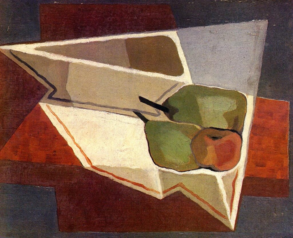 Fruit with Bowl (1926) - Juan Gris Tablo