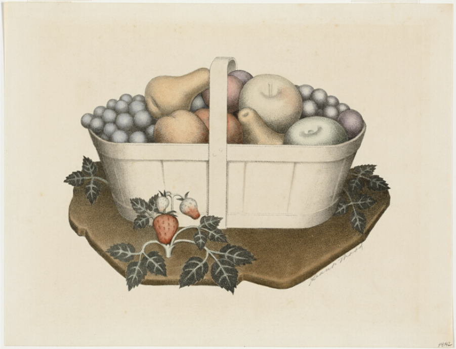 Fruits (1939) - Grant Wood Tablo
