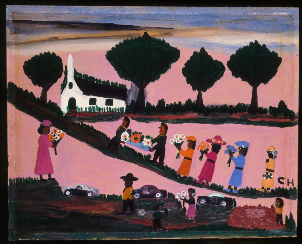 Funeral (1950) - Clementine Hunter Tablo