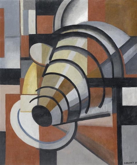 Futorismo (1927) - Gustave Buchet Tablo