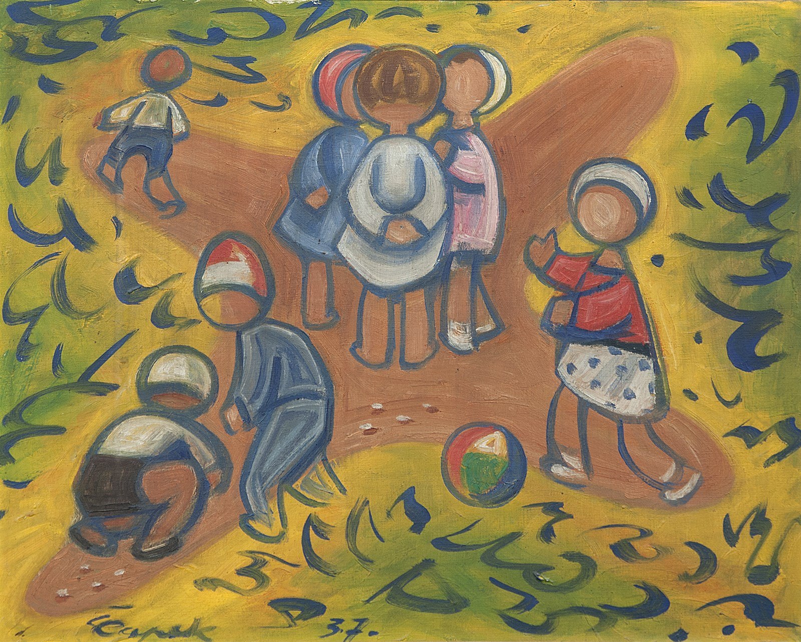 Game (1937) - Josef Čapek Tablo
