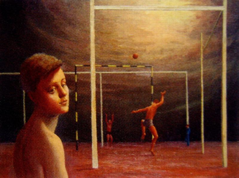 Game - Jeffrey Smart Tablo