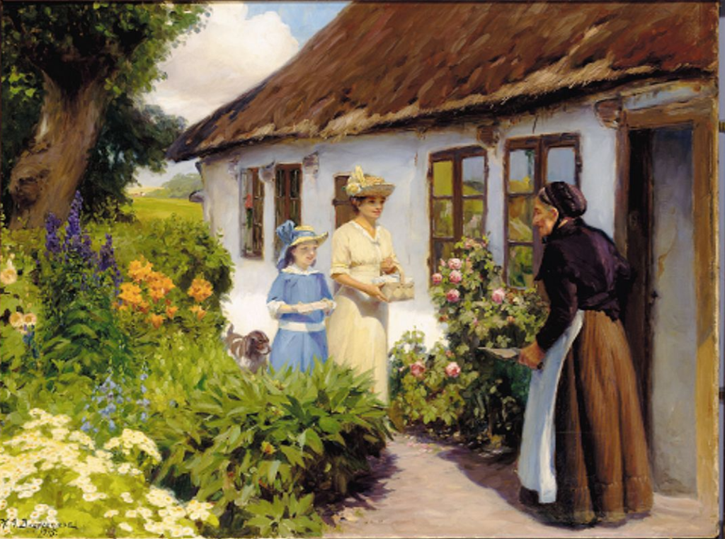 Gamle Lines Fødselsdag. (1916) - Hans Andersen Brendekilde Tablo