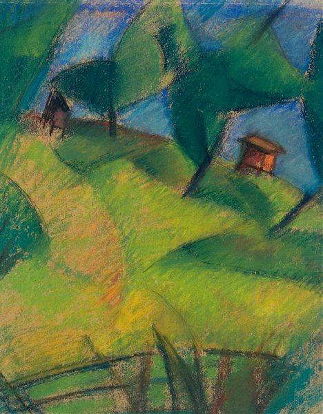 Gamtovaizdis Su Aviliais (1922) - Vytautas Kairiūkštis Tablo