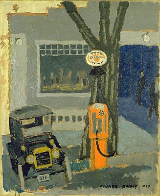 Garage No. 1 (1917) - Stuart Davis Tablo