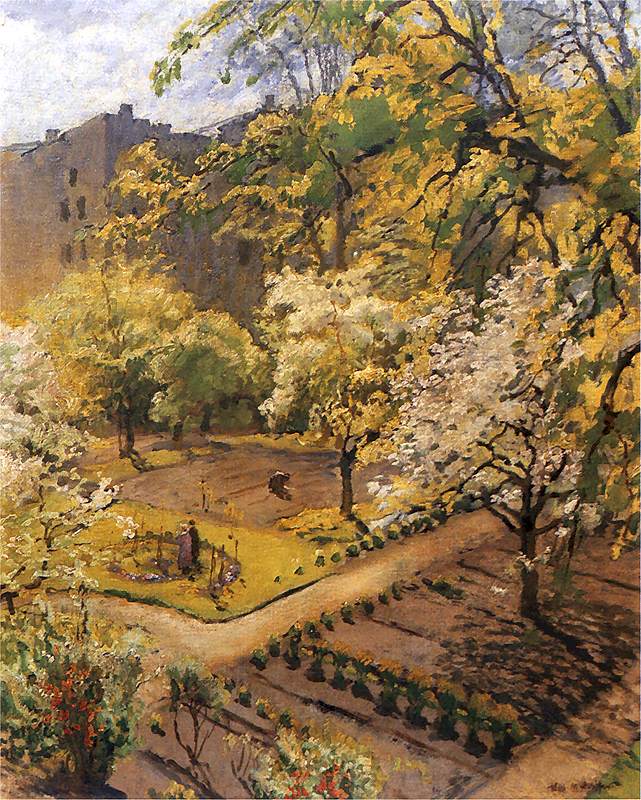 Garden (1920) - Józef Mehoffer Tablo