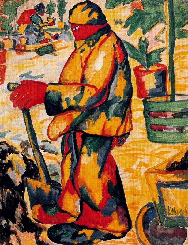 Gardener (1911) - Kazimir Malevich Tablo