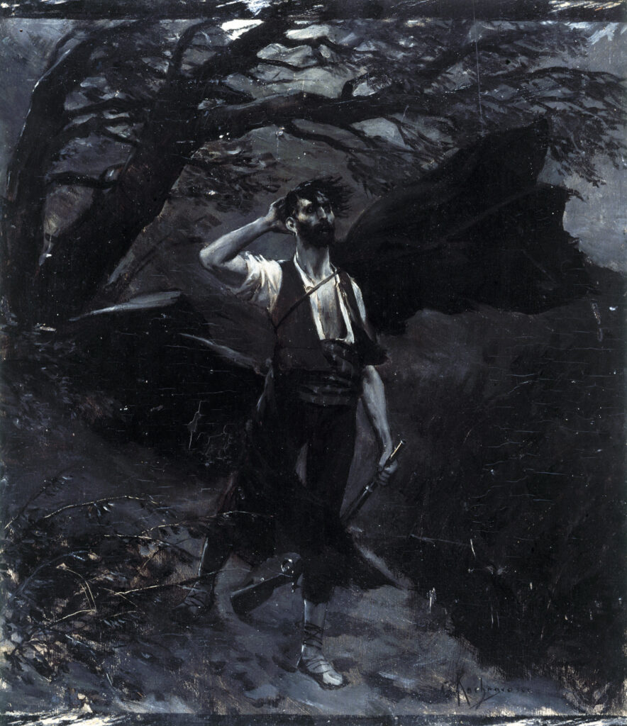 Gastibelza - Georges Rochegrosse Tablo