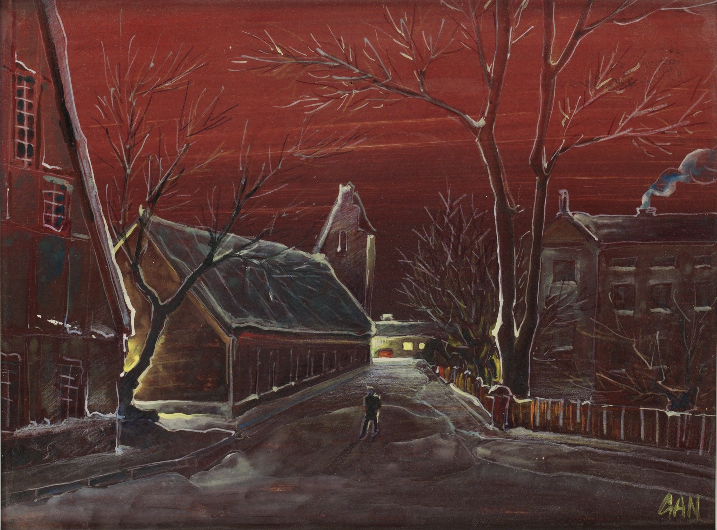 Gatuscen - Gösta Adrian-Nilsson Tablo