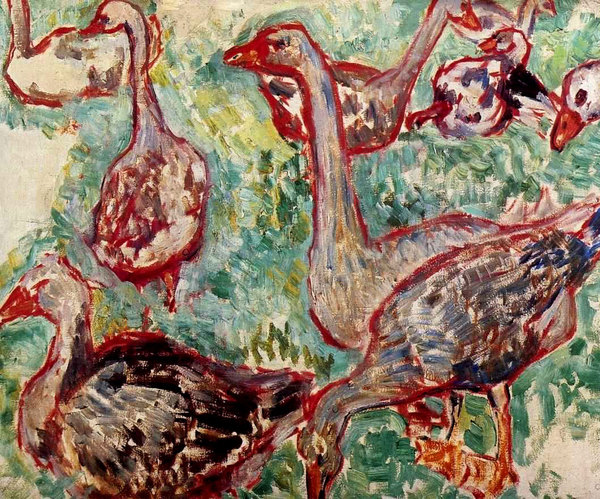 Geese - Mikhail Larionov Tablo
