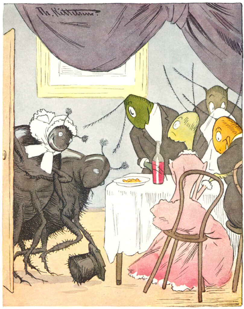 Generende Familieforhold (1894) - Theodor Severin Kittelsen Tablo