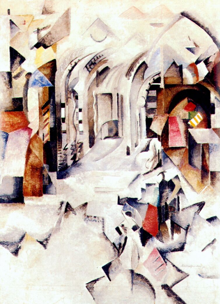 Genoa (1913) - Aleksandra Ekster Tablo